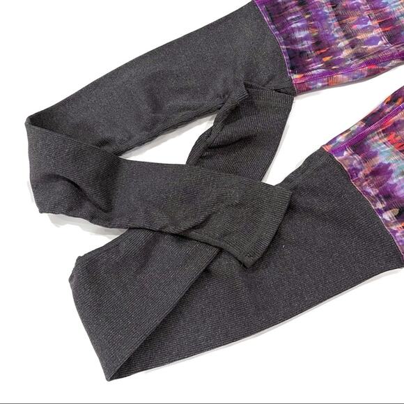 ALO Yoga Bhakti Print Goddess Ribbed Legging Size Small - Picture 6 of 11